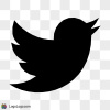 Twitter Logo, Black